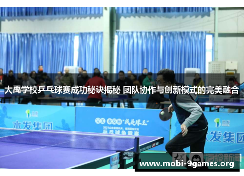 大禹学校乒乓球赛成功秘诀揭秘 团队协作与创新模式的完美融合 大禹学校乒乓球赛成功秘诀揭秘 团队协作与创新模式的完美融合