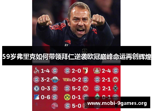 59岁弗里克如何带领拜仁逆袭欧冠巅峰命运再创辉煌 59岁弗里克如何带领拜仁逆袭欧冠巅峰命运再创辉煌